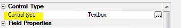 Controltypeselector